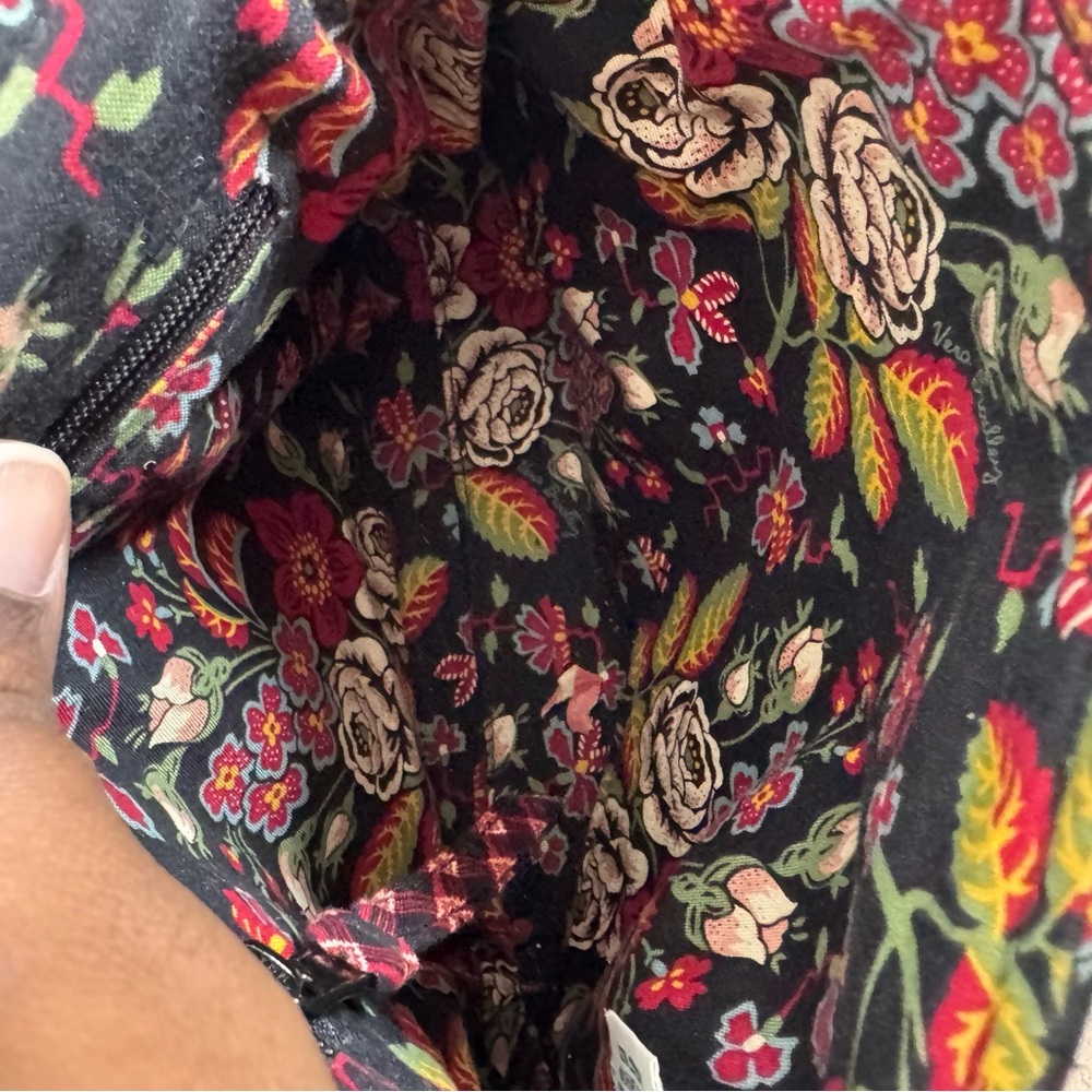 Vera Bradley Bag Floral Quilted Crossbody Foldover Snap - Picture 12 of 15
